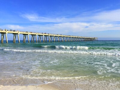 Sea pier boardwalk photo