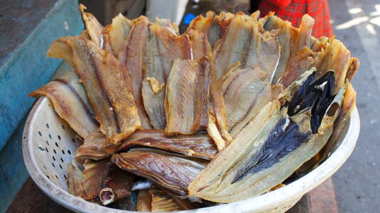 Fisherman's bastion in hong kong fish dried fish