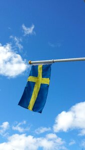 Himmel cloud swedish flag photo