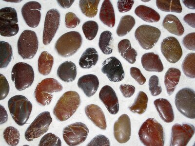 Caulk mosaic tile