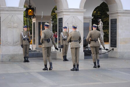 Uniform man rifle photo