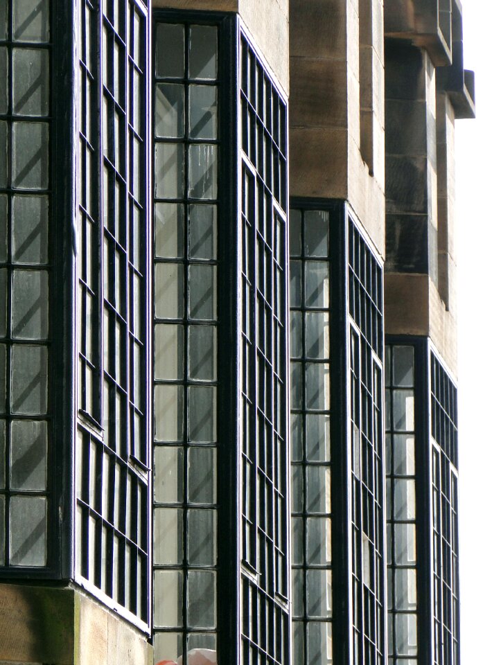 Art deco facade building