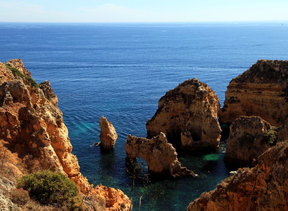 Rock cliff atlantic photo