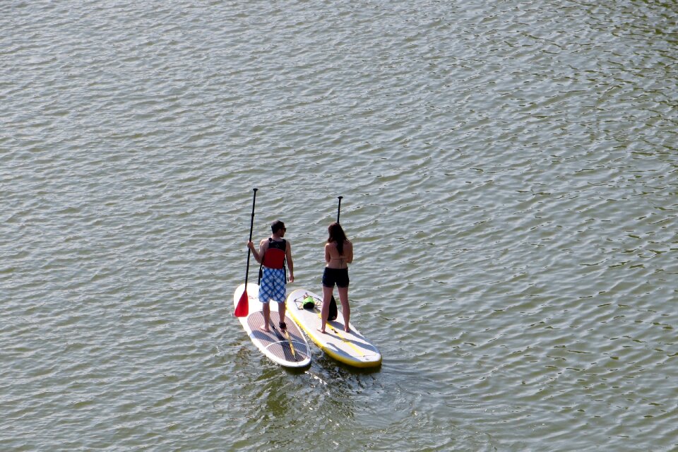 Washington dc paddle boarder