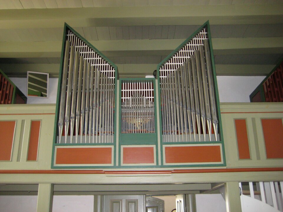 Church organ church denmark