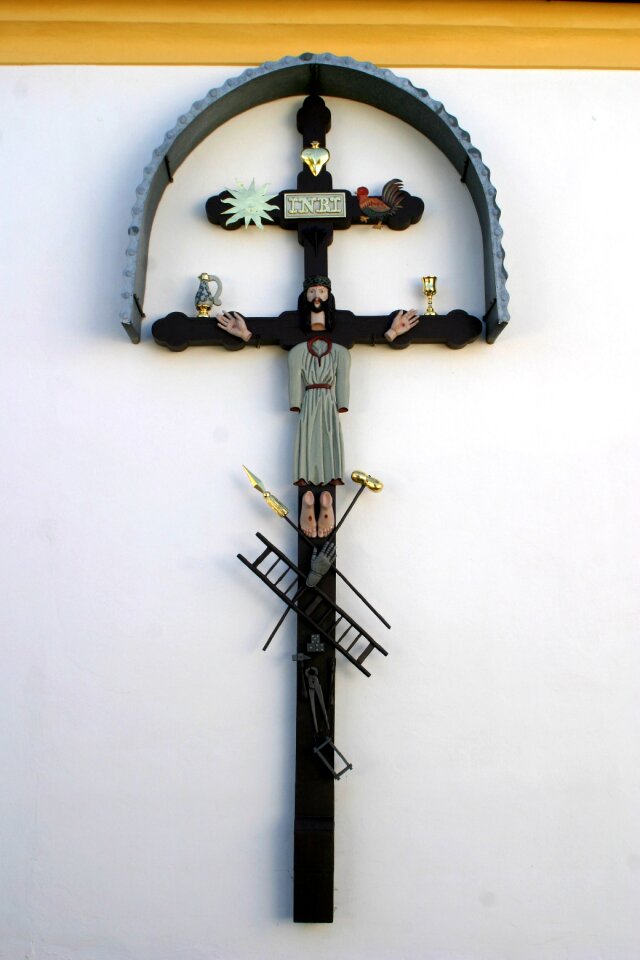 Art iron cross jesus