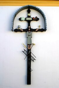 Art iron cross jesus photo