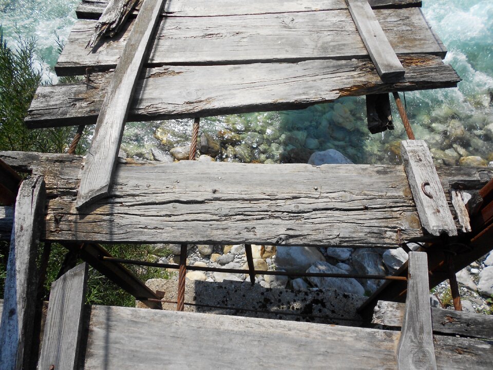 Broken bridge adventure danger