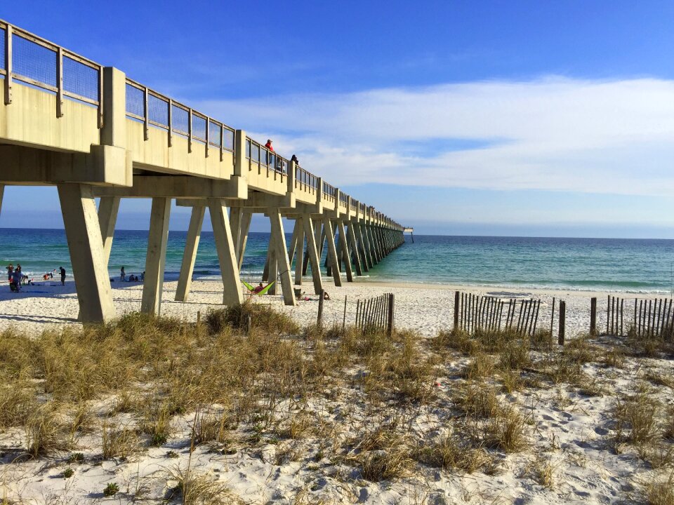 Sea pier boardwalk