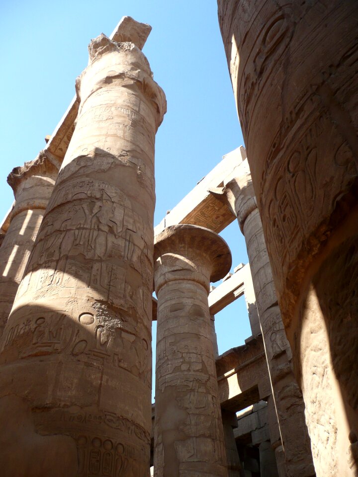 Relief pharaohs hieroglyphics