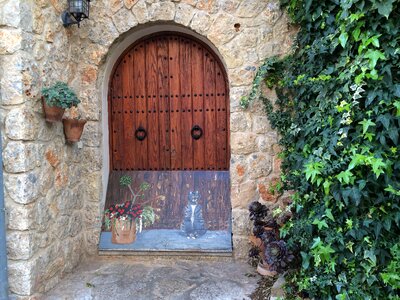 Pavement folded up door goal