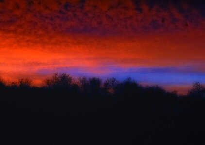 Night cloud twilight photo
