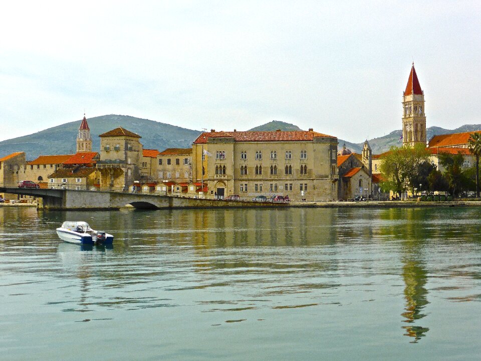 Roman water reflection