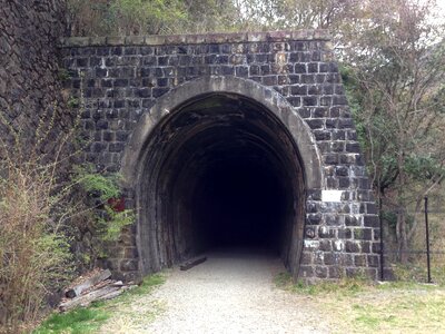 Tunnel brick hiking photo