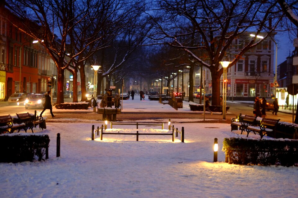 Snow snowy abendstimmung