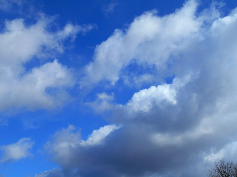 Blue sky weather