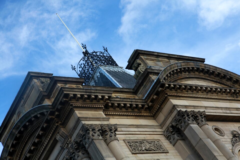 Rooftop neo classical architecture