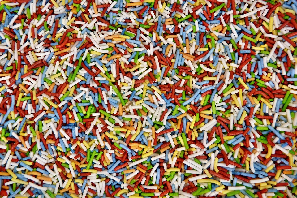 Confectionery loose sugar rice