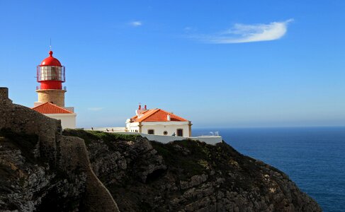 Lighthouse cabo de são vicente beacon photo