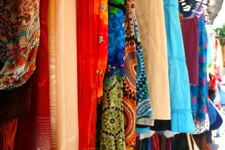 Colorful street cloth