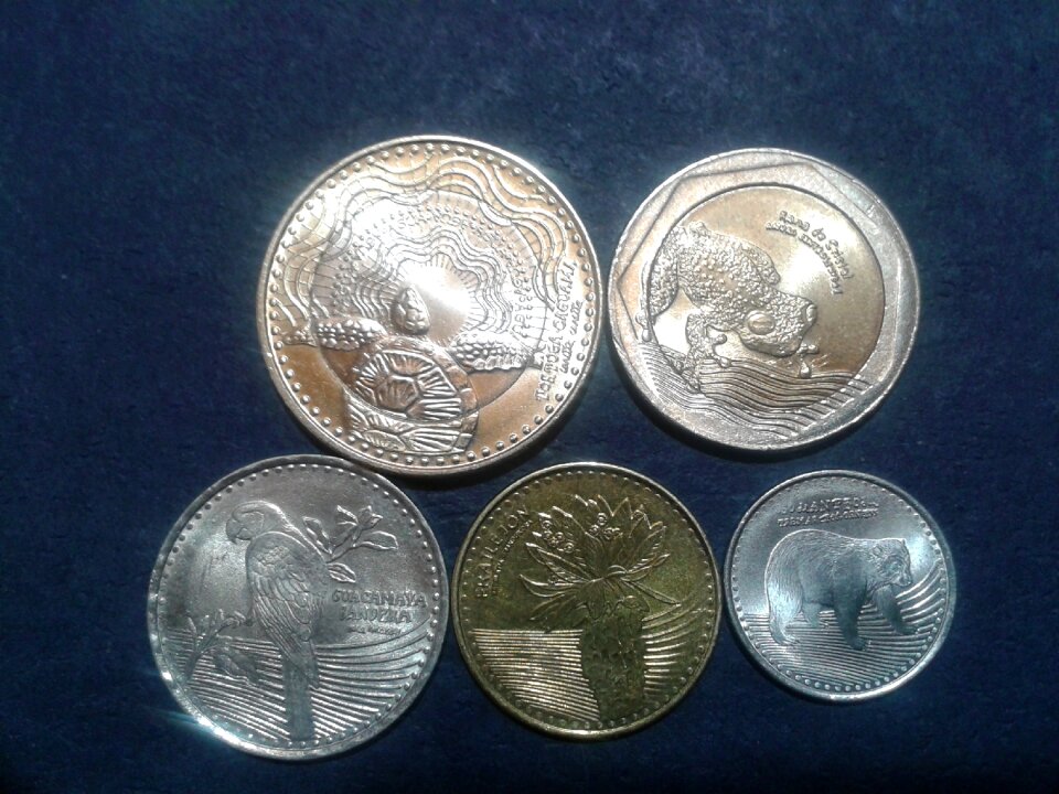 Coins colombia money
