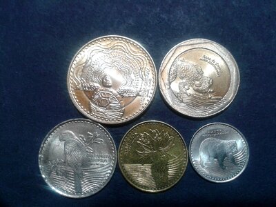 Coins colombia money
