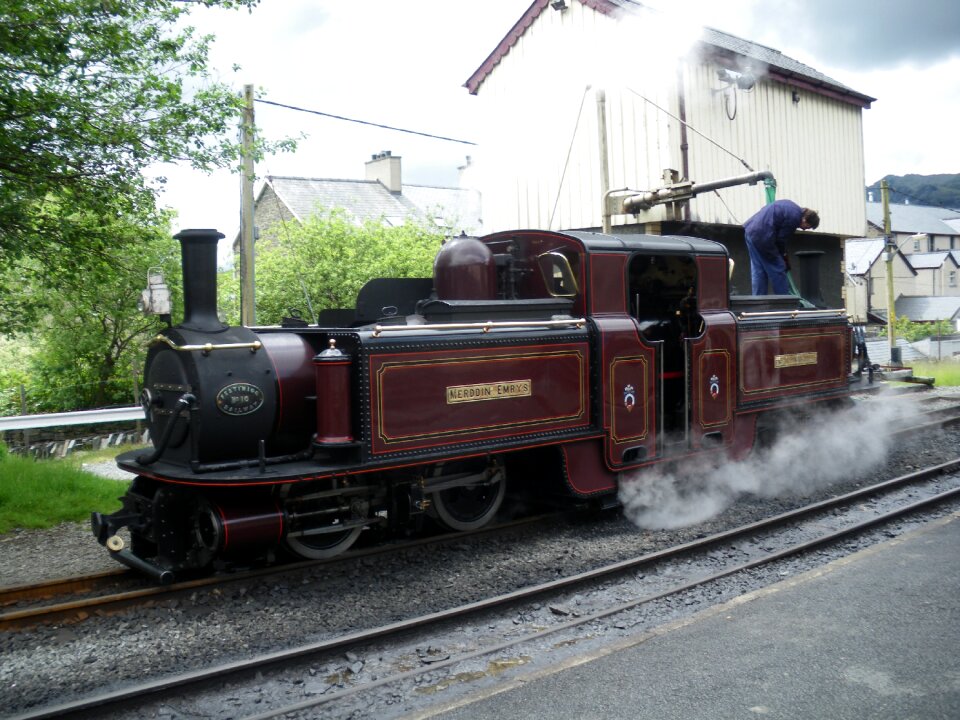 Classic train railway