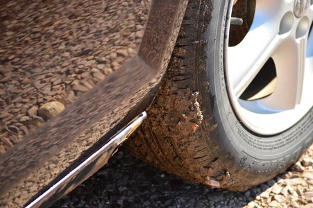 Wheel rubber black