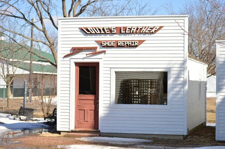 Leather repair shoemaker photo