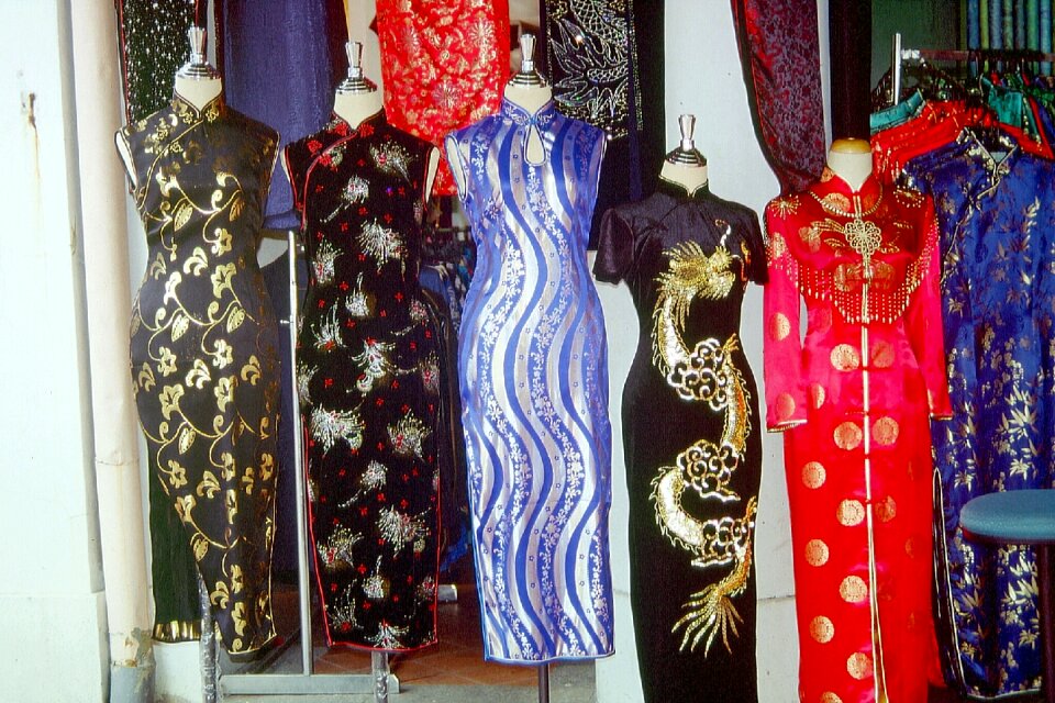 Colorful color dress