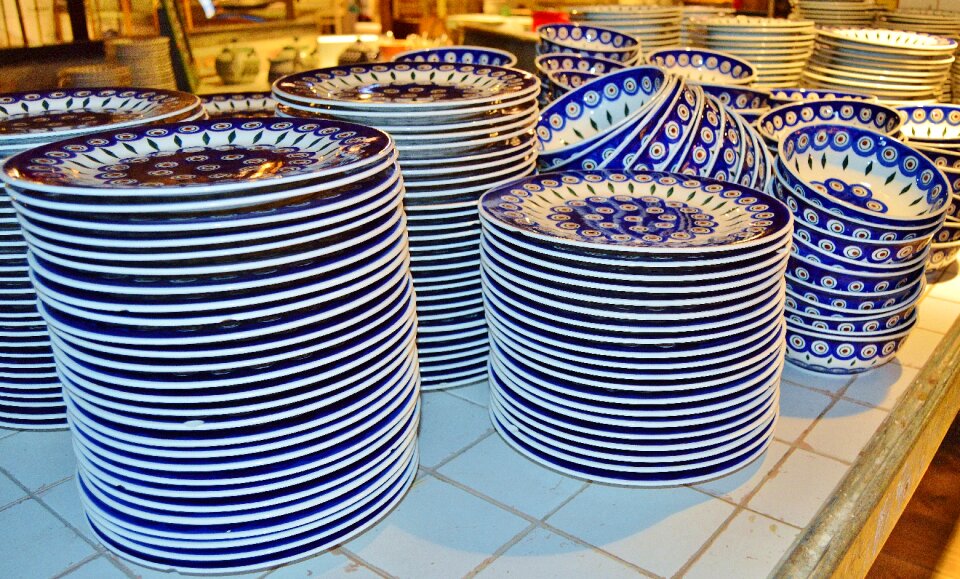 Shells stacked gastronomy