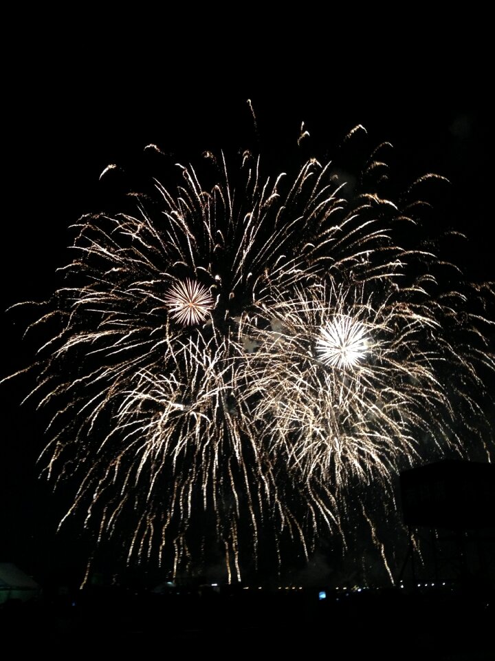 Fireworks night summer
