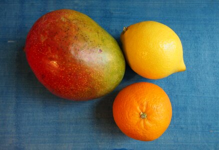 Mango orange lemon
