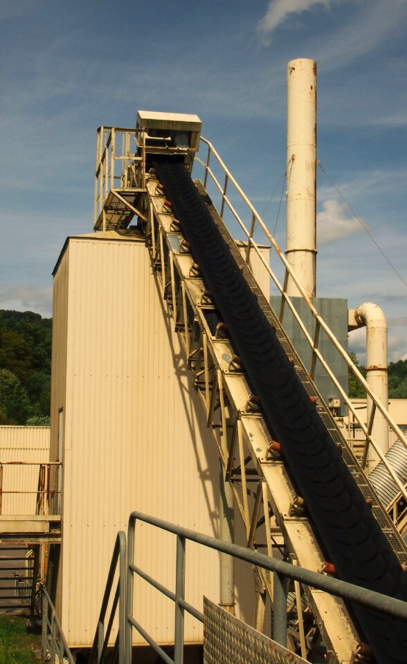 Industry conveyor belt headframe