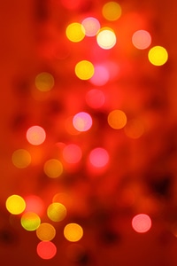 Blurred bright christmas photo