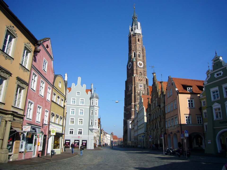 Landshut bavaria historic center
