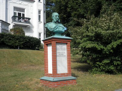 Kaiser wilhelm figure monument photo