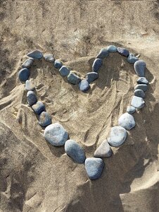 Stones sand summer