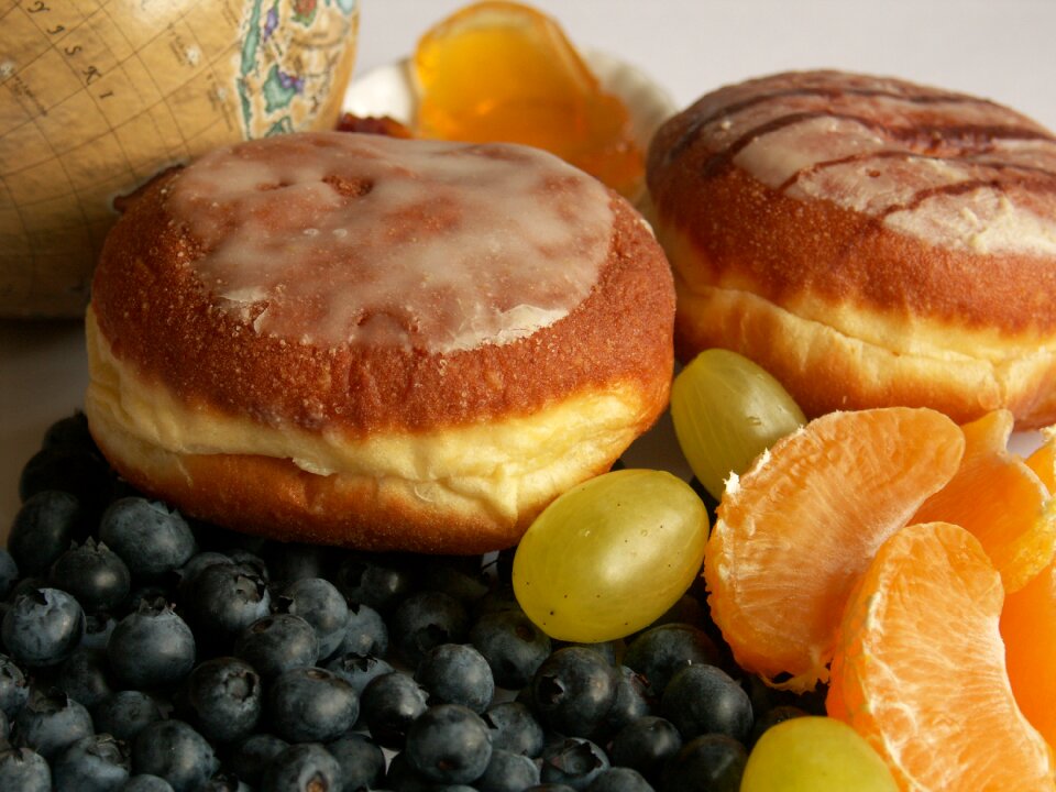 Eating pastries pastry shop