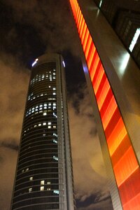 Architecture construction madrid skyscrapers