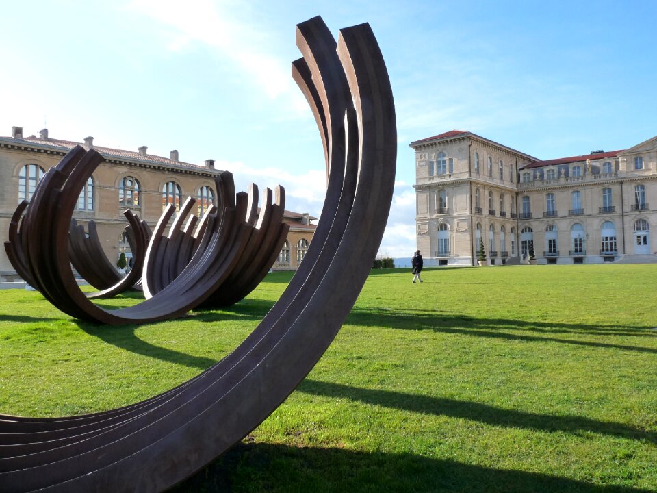 Marseille the pharo park sculptures bernard venet