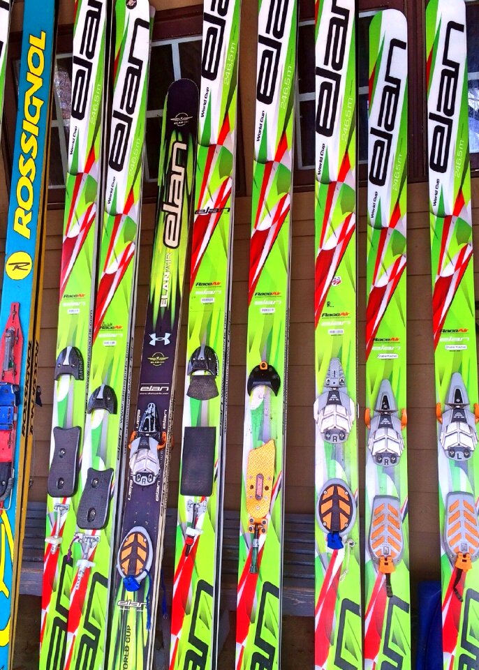 Skier mountain snow