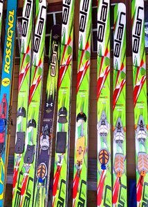 Skier mountain snow
