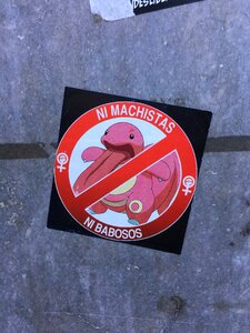Sticker wall activism