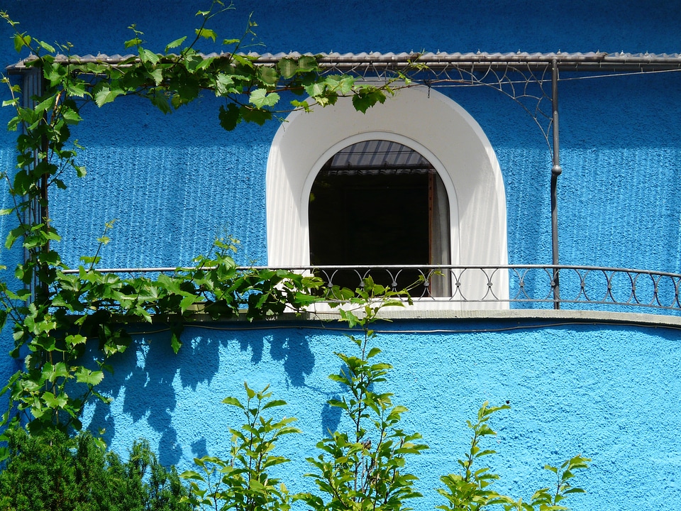 Balcony house facade