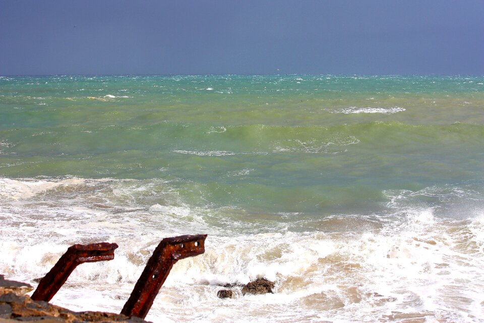 Color shore ocean