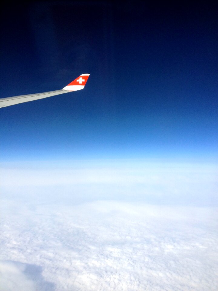Flight switzerland wing