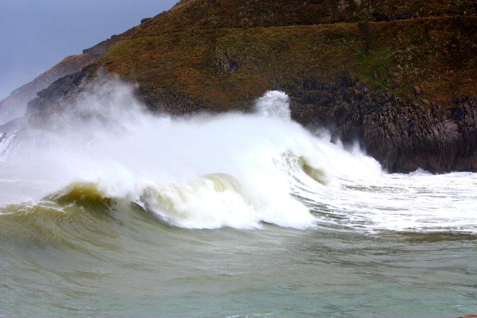 Ocean wave wild coast