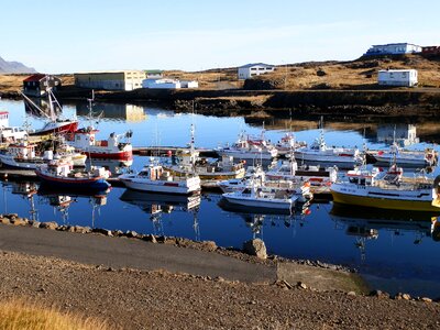 Port boats iceland photo