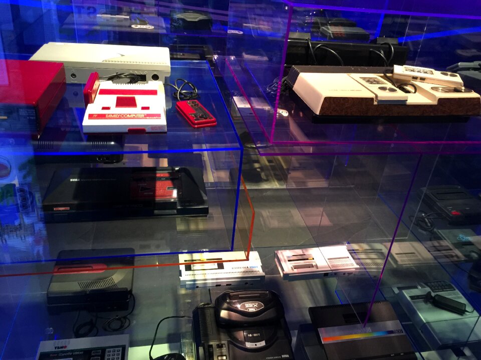 Consoles retro exhibition